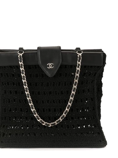 HOT SALE CHANEL CC tote Women 1998 woven 0324